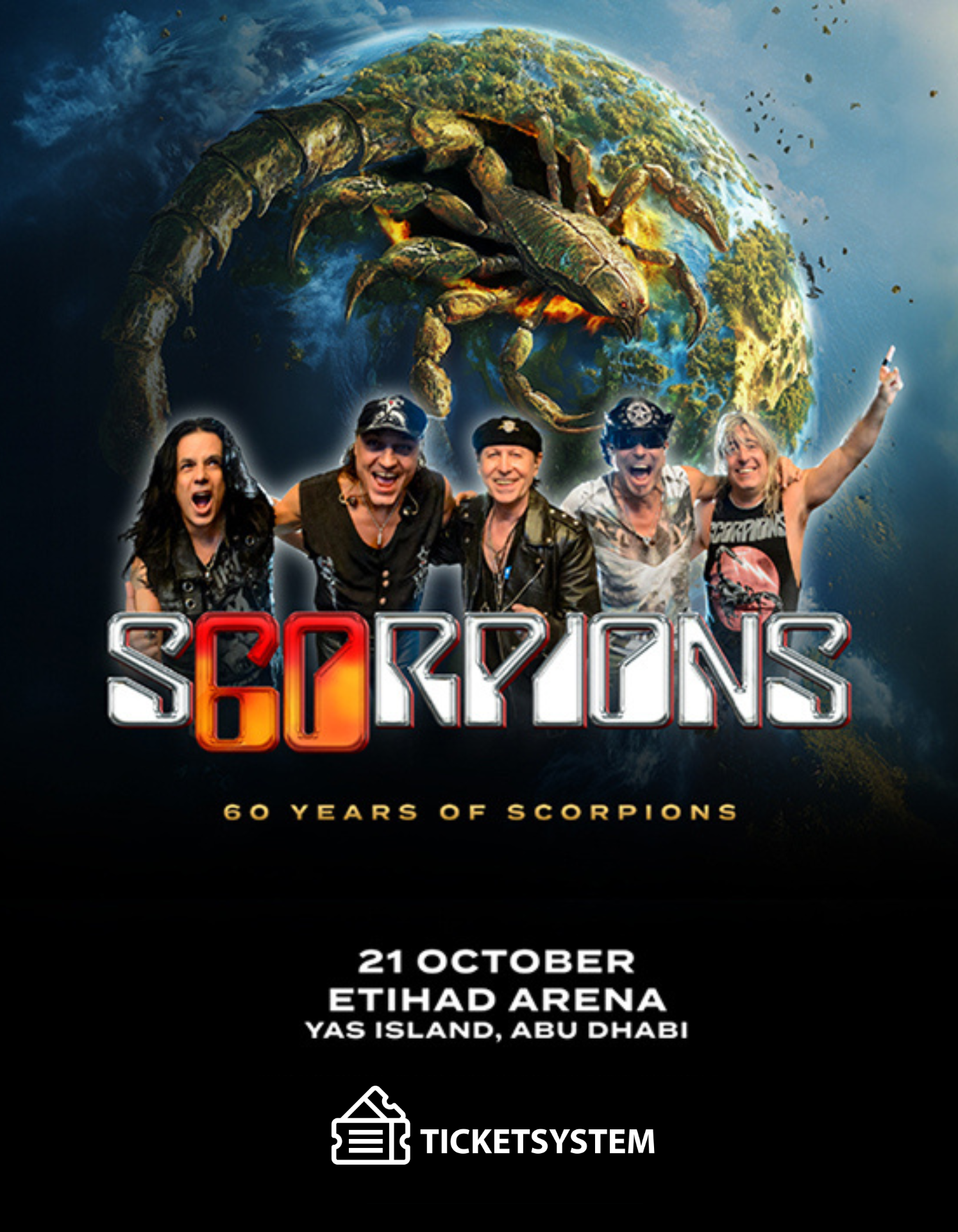 60 Years of Scorpions tour at Etihad Arena